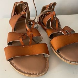 Old Navy Faux Leather Gladiator Sandals, Women’s 7M